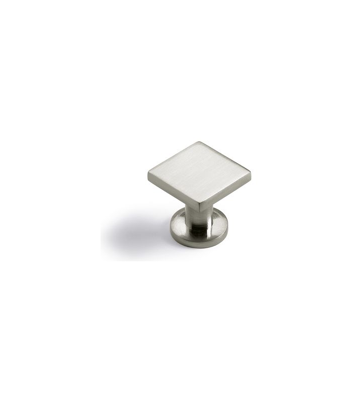 Möbel- Knopf, Fogo, 9113224, Breite 25mm, Länge 25mm, Höhe 23mm, Zink, edelstahloptik