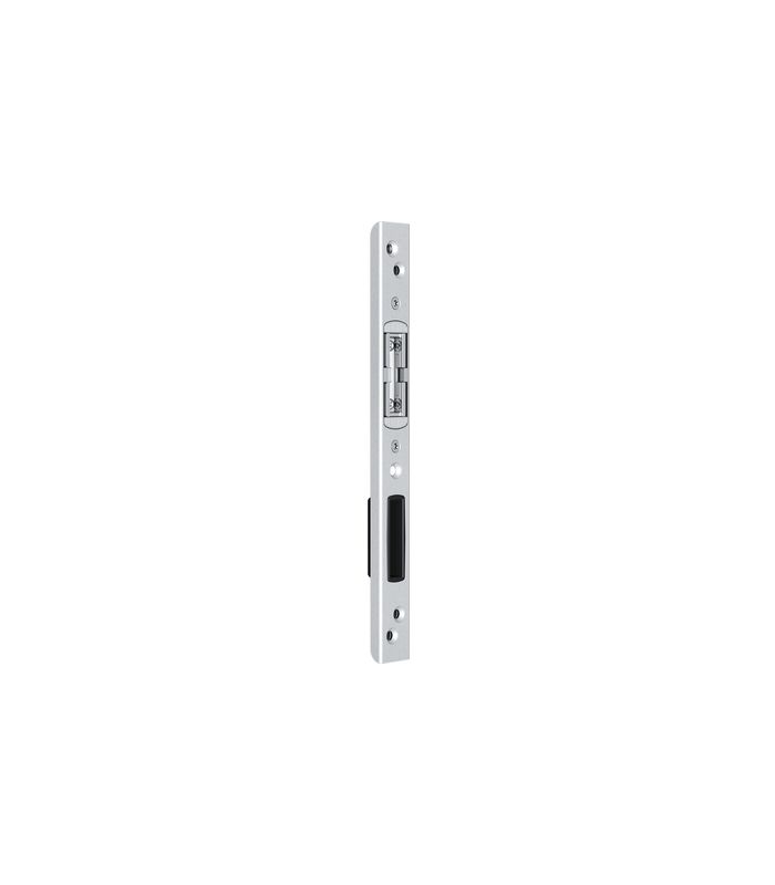 Schließplatte Fallenriegel U26x8x252 Achse 13mm LS/RS Falzluft 4mm Silver