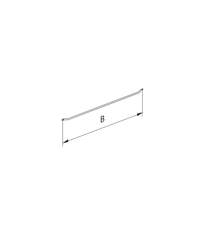 Gewürzregal-Adapter, Größe 1 B=386 mm, chrom