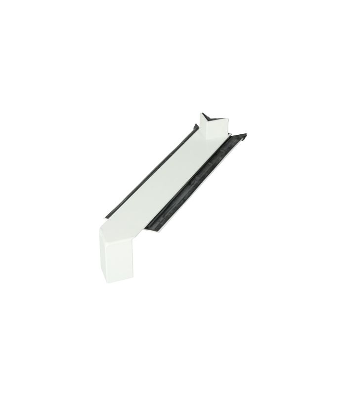 Gleit-Stoßverbinder G2 RAL 9016 Außeneck 400 mm 90 Grad