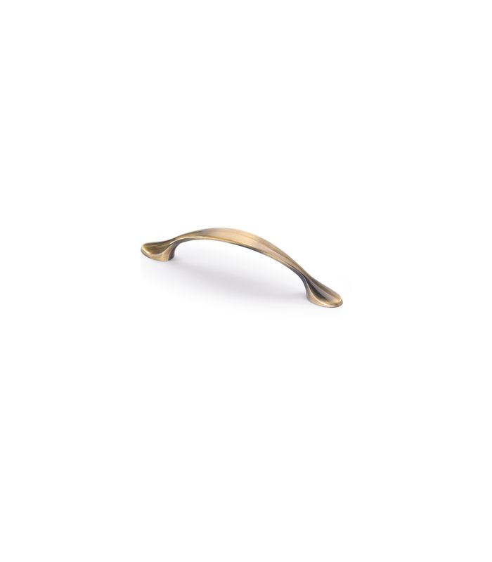 Möbel- Griff, Haida, 9113227, Breite 13x 96mm, Höhe 22mm, messingoptik antik, gebürstet