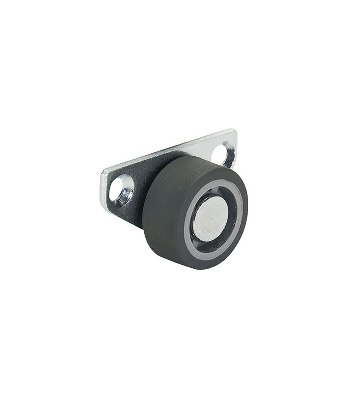 Asim fix Seitenrolle für Hartböden mit Gleitlager, ø 30mm