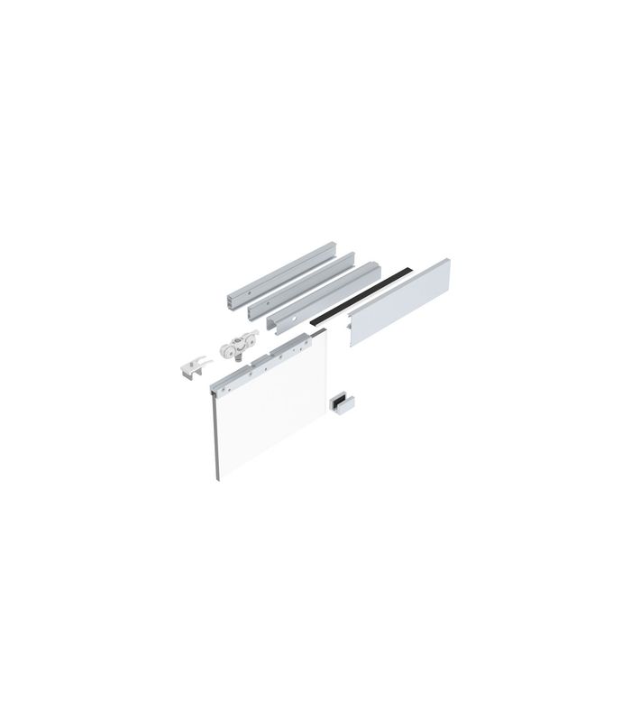 HELM MK-L 80 G147 Schiebegrt. EV1 eloxiert 1-flg. b.80 kg Glas 2500mm