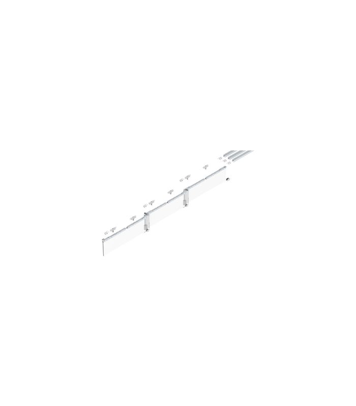 HELM MK-L 80 G131 Schiebegrt. EV1 eloxiert 3-flg. b.80 kg Glas 4000mm
