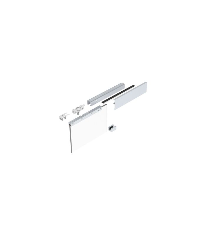 HELM MK-L 80 G152 Schiebegrt. EV1 eloxiert 1-flg. b.80 kg Glas 2000mm