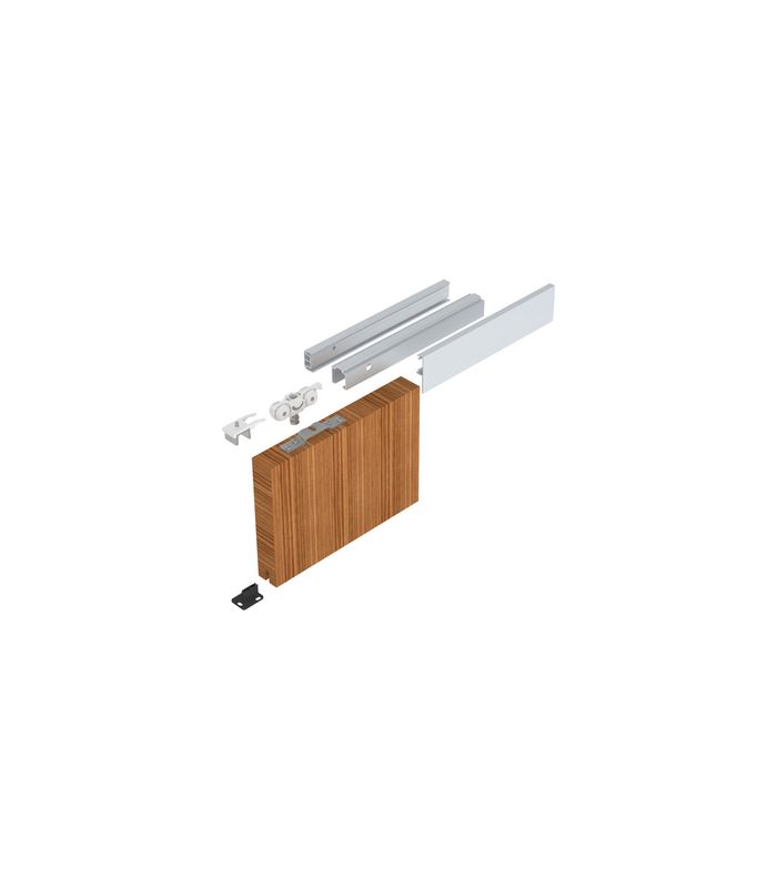 HELM MK-L 80 H114 Schiebegrt. EV1 eloxiert 1-flg. b.80 kg Holz 2500mm