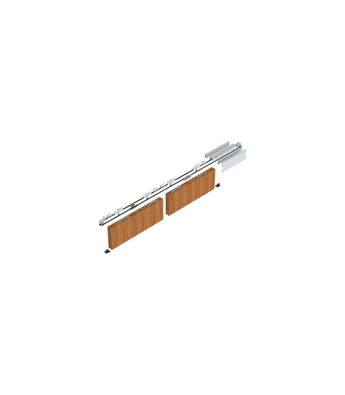 HELM MK-L 80 H119 Schiebegrt. EV1 eloxiert 2-flg. b.80 kg Holz 4000mm
