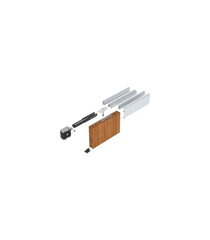 HELM MK-L 80 H120 Schiebegrt. EV1 eloxiert 1-flg. b.80 kg Holz 2000mm