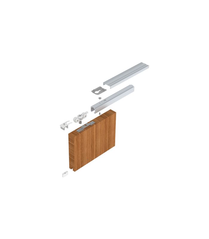 HELM MK-L 80 H129 Schiebegrt. EV1 eloxiert 1-flg. b.80 kg Holz 2500mm
