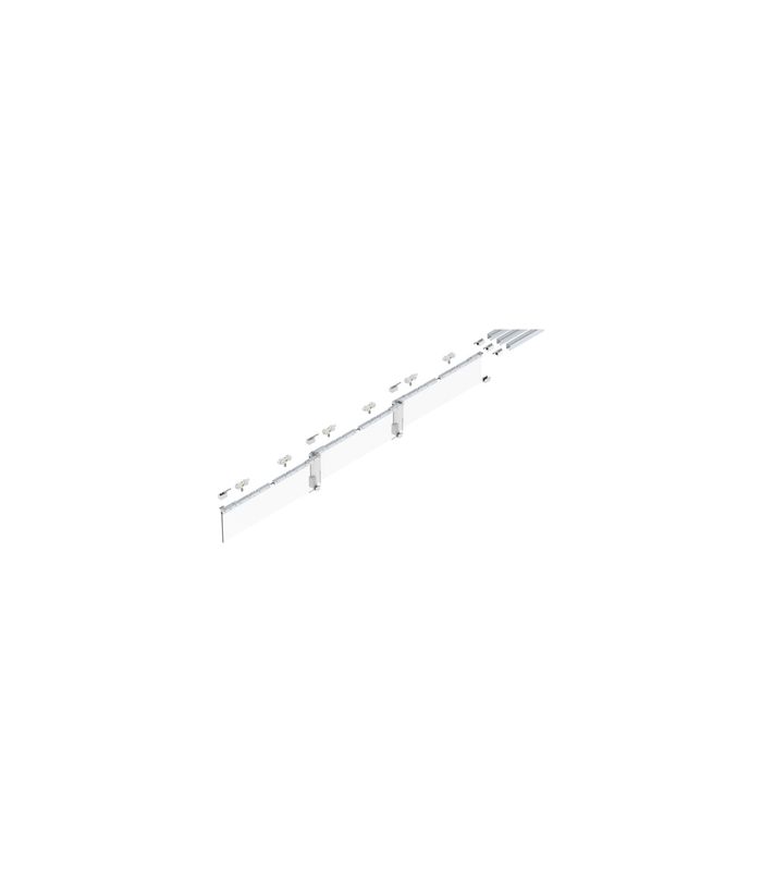 HELM MK-M 140 G131 Schiebegrt. EV1 eloxiert 3-flg. b.140 kg Glas 4000mm