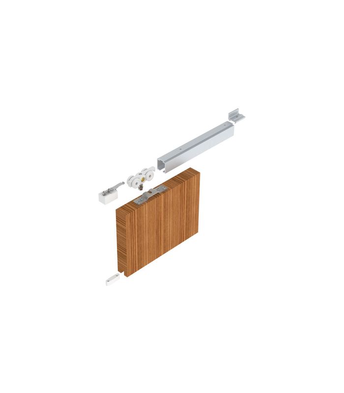 HELM MK-M 140 H111 Schiebegrt. EV1 eloxiert 1-flg. b.140 kg Holz 2500mm