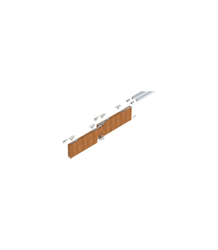 HELM MK-M 140 H130 Schiebegrt. EV1 eloxiert 2-flg. b.140 kg Holz 3000mm