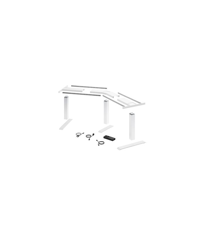 LegaDrive Systems Tischgestell-Set 135°-Winkel, weiß