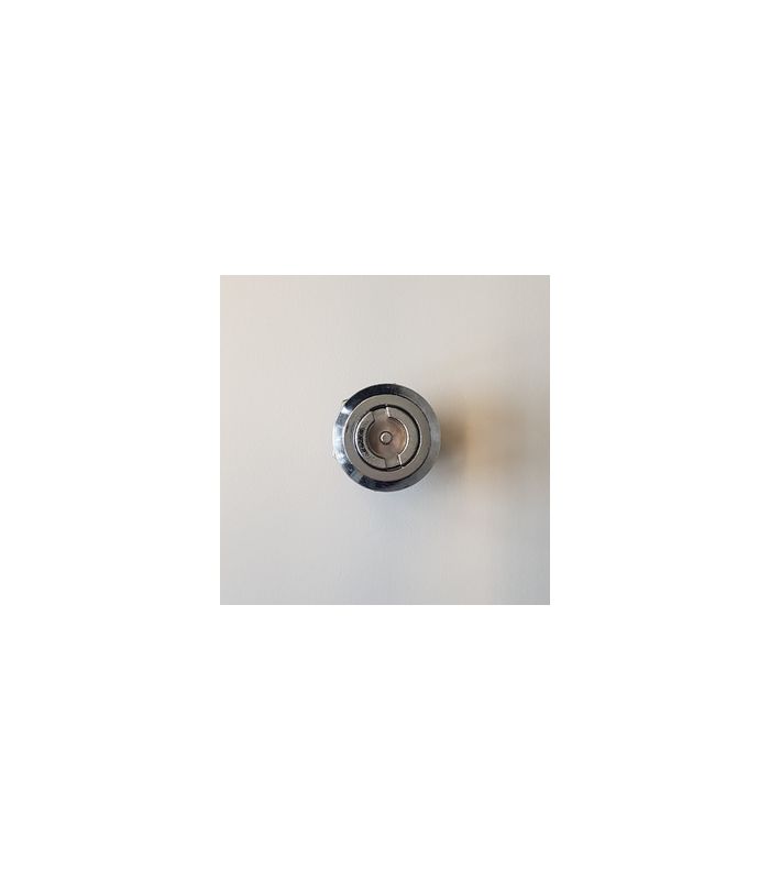 Drehriegel-Verschluss 28.4.18 mm GDZN verchromt, ohne Hebel Doppelbart 3 mm