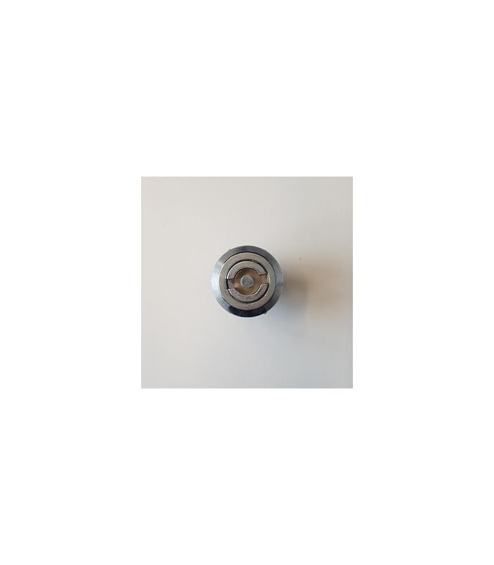 Drehriegel-Verschluss 28.4.18 mm GDZN verchromt, ohne Hebel Doppelbart 5 mm