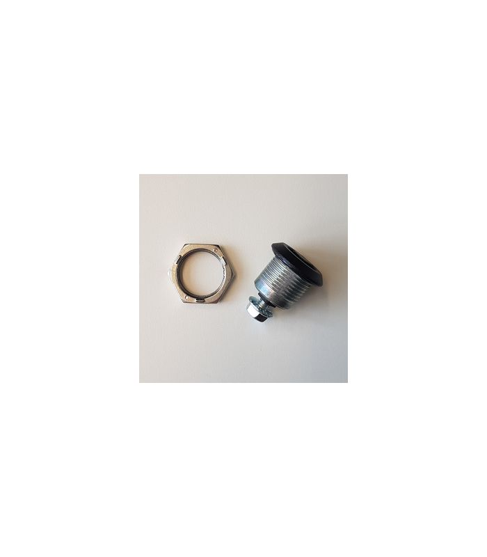 Drehriegel-Verschluss 28.4.18 mm GDZN schwarz, ohne Hebel Vierkant 8 mm
