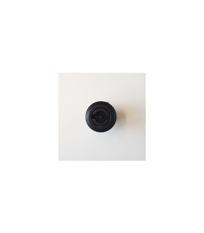 Drehriegel-Verschluss 28.4.18 mm GDZN schwarz, ohne Hebel Doppelbart 3 mm