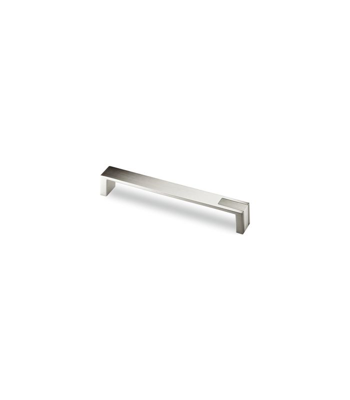 Möbel- Griff, Intra, 9207482, Breite 25x 192mm, Höhe 26mm, edelstahloptik, gebürstet