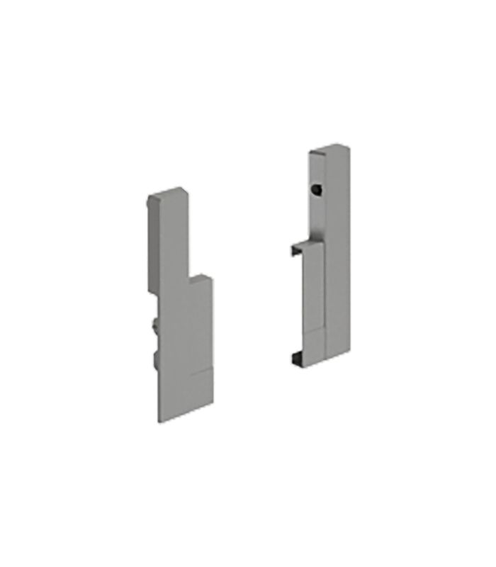 Verbinder für Aluminiumfront InnoTech, 144 mm, links und rechts, grau