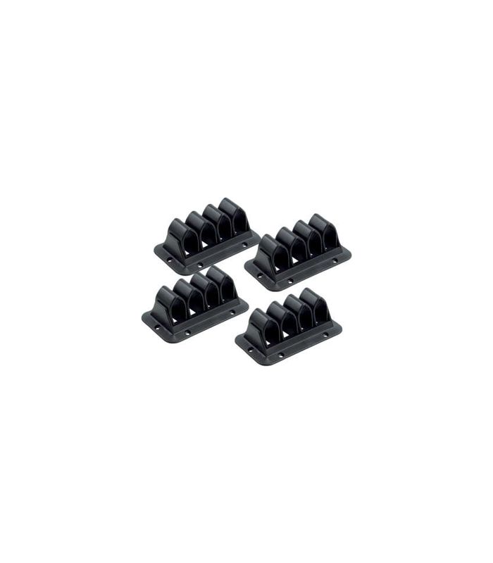 Kabelklemme für 5 Kabel schwarz 4er Set