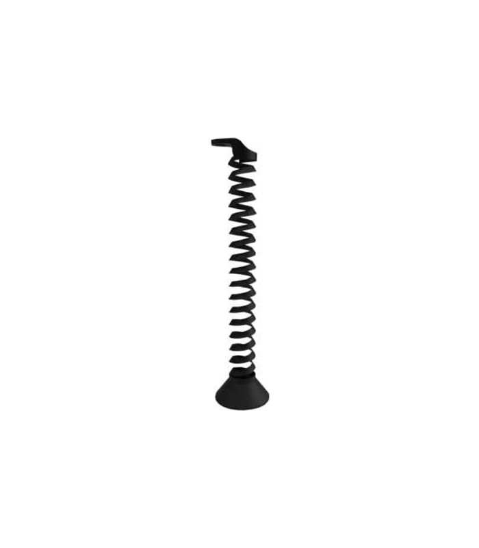 Kabelspirale vertikal Material: PVC, weiß
