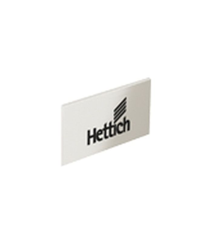 ArciTech Abdeckkappe, Edelstahl Optik mit Hettich Logo