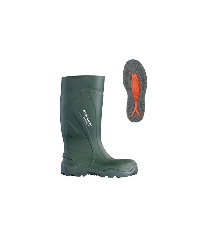 Stiefel Dunlop Purofort+, S5CI SRC, Gr. 44, grün