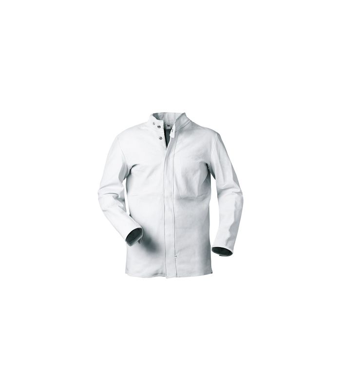 Schweißerjacke, Vollleder, Gr. M, natur