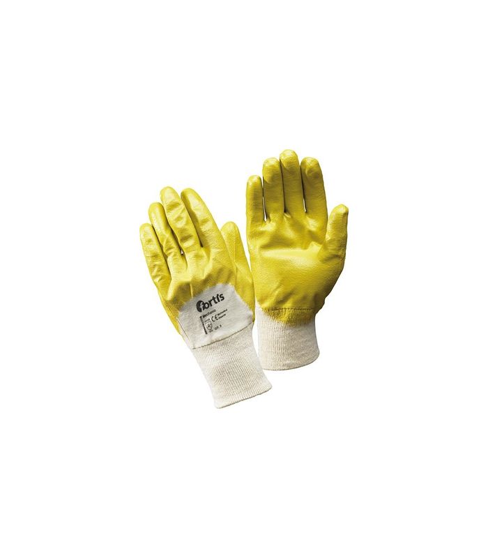 Handschuh Mechanic, Nitril, gelb, Gr. 10 FORTIS