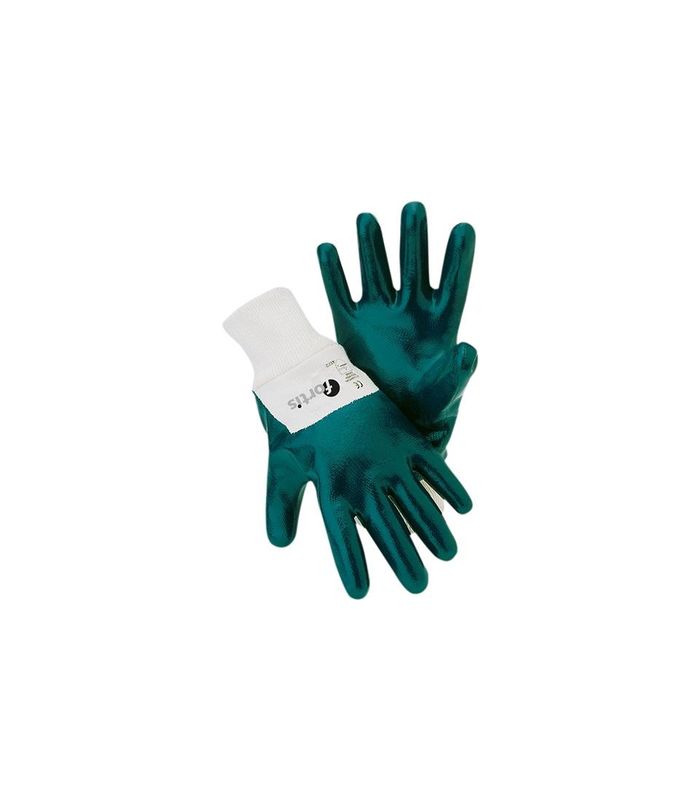 Handschuh Mechanicblue, Nitril, Strickb., Gr10, FORTIS