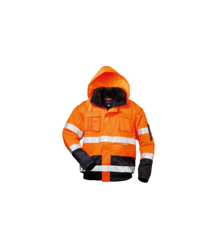 Warnjacke Volker, Gr. 3XL, orange/marine