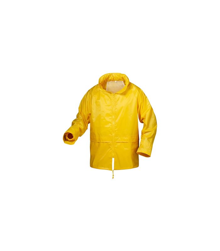 Regenjacke Nylon/Vinyl, Gr. L, gelb