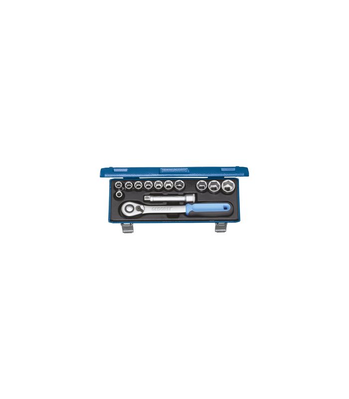 Steckschlüssel -Grt. 1/2" 13tlg. 19 KMU-20 Gedore