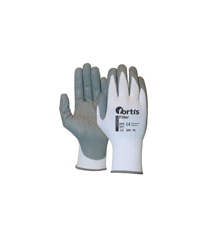 Handschuh Fitter Foam, weiß-grau, Gr. 11, FORTIS