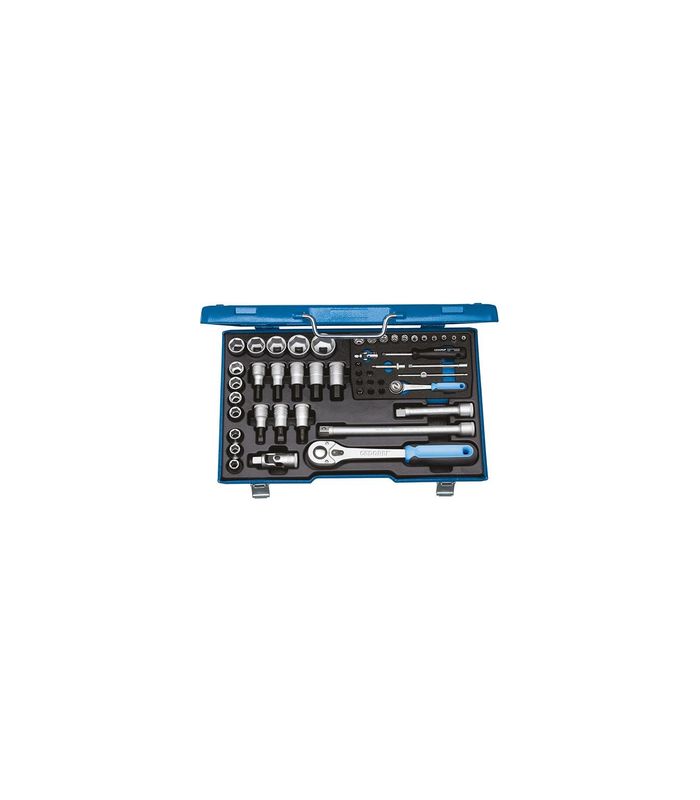 Steckschlüssel-Satz 19V20U-10 1/4" und 1/2" 50-teilig Gedore