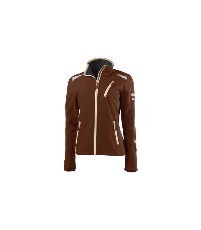 FORTIS Damen Jacke 24, braun/beige, Gr. XL