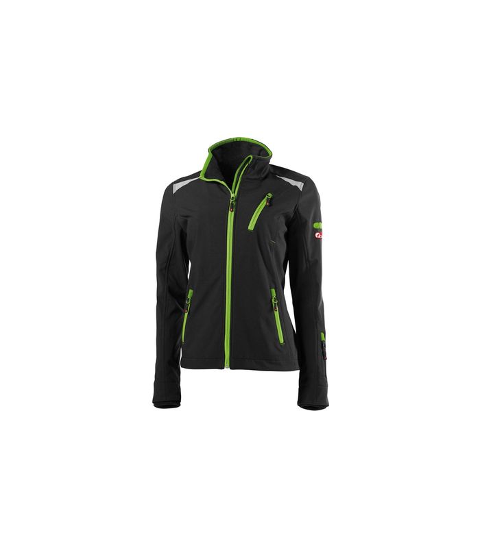 FORTIS Damen Jacke 24, schw./limegreen, Gr. S