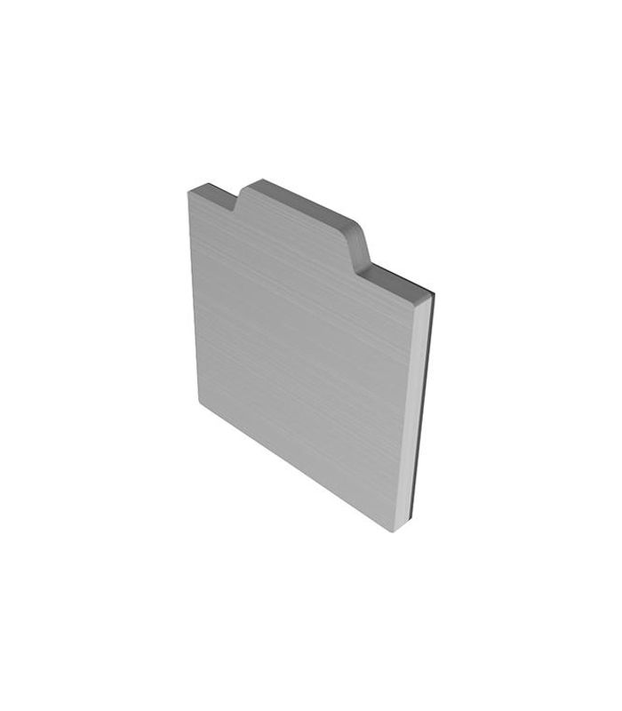 HELM Abdeckkappenpaar 31 x 33,3 mm, EV1 eloxiert