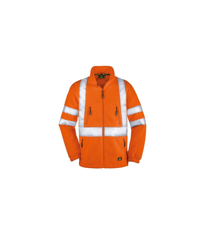 Warnfleecejacke Seattle, leuchtorange, Gr. L