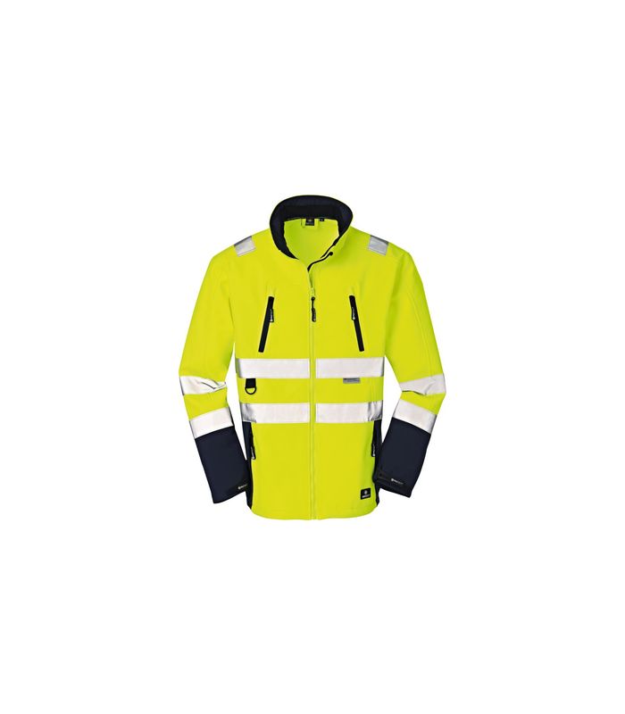 JackePittsburgh, Softshellleuchtgelb/navy, Gr. M