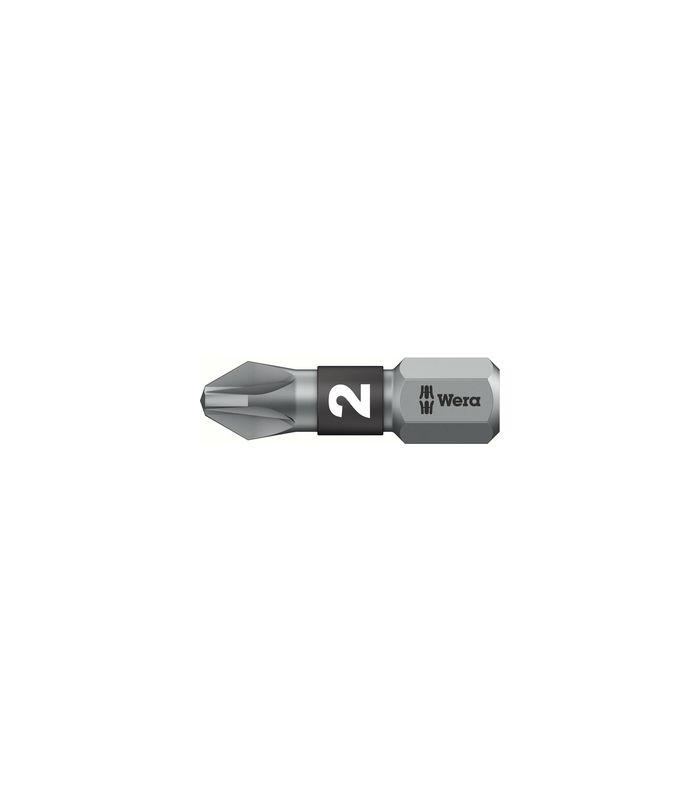 Bit 1/4" DIN3126 C6,3 PZ2x25mm BiTor.zähh. Wera