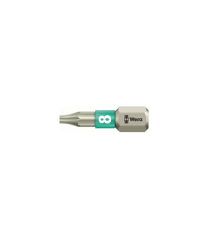 Bit rostfrei 1/4" DIN 3126 C6,3 T8x25mm Wera