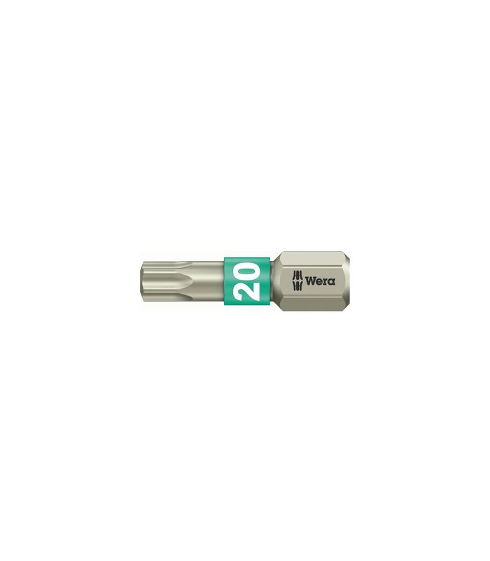 Bit rostfrei 1/4" DIN 3126 C6,3 T20x25mm Wera