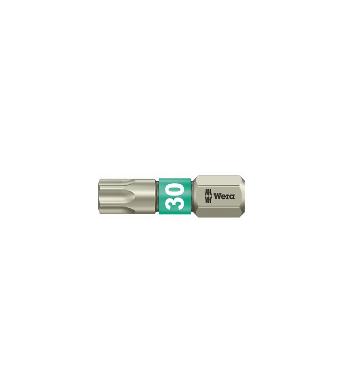 Bit rostfrei 1/4" DIN 3126 C6,3 T30x25mm Wera