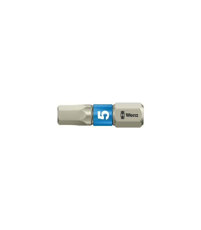 Bit rostfrei 1/4" DIN 3126 C6,3 Innensechskant 5x25mm Wera