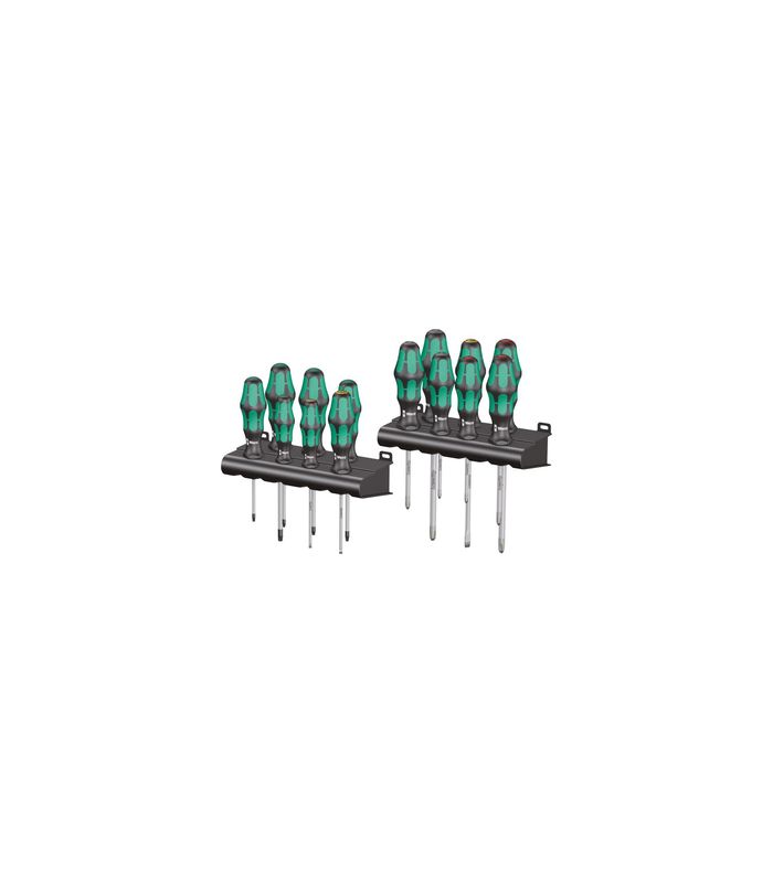Schraubendreher-Satz rund Schlitz/PH/PZ/T 14-teilig Wera
