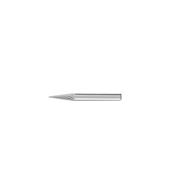 Frässtift HM Spitzkegelform 0618 3 6mm 6x18mm Pferd
