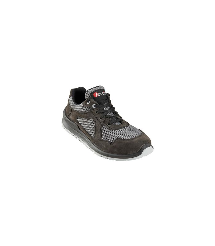 Halbschuh Gunnar S1P, Gr. 43, grau, FORTIS