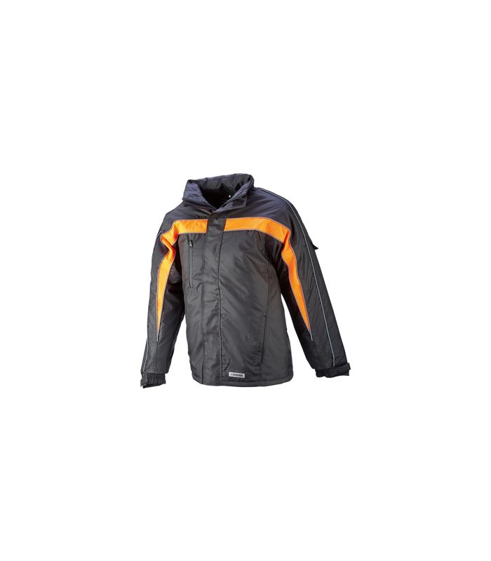 Winterjacke Cosmic, schwarz/orange, Gr. XL