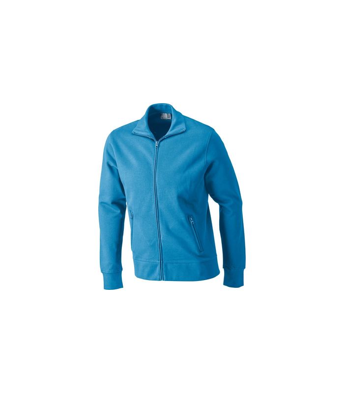 Sweatshirtjacke, Gr. M turquoise